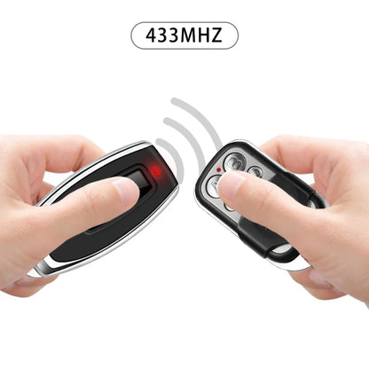 433MHz 4Button ABCD/Lock Unlock Remote Control Metal Push Button Transmitter Universal 4 Buttons Garage Door Opener Remote