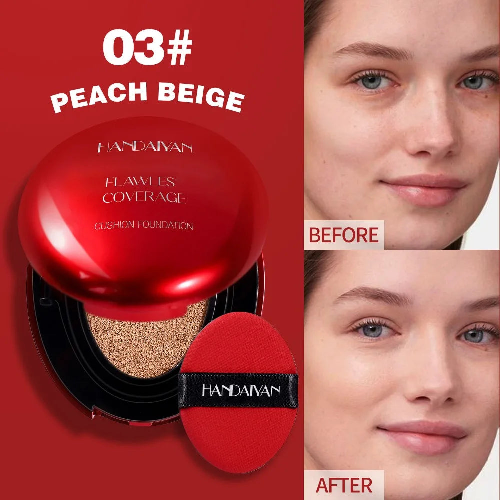 Air Cushion Foundation Light Natural Moisturizing Concealer Whitening Oil-control Women Base Long-lasting Makeup Korean Cosme