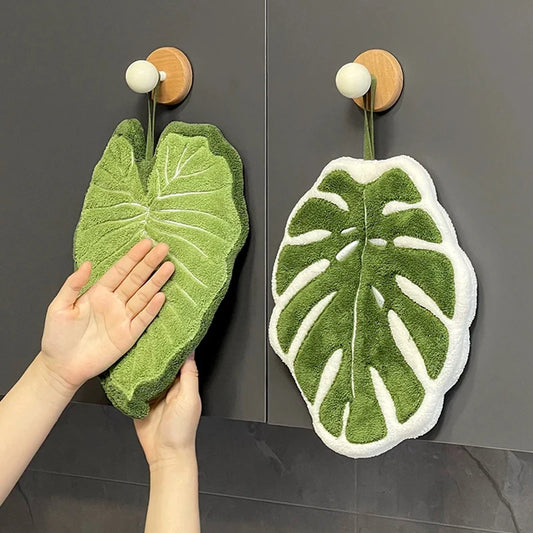 Creative Hand Towel Handkerchief Kitchen Towels Super Absorbent Towel Hanging Cleaning Cloth Bathroom Kitchen Accessories 손수건