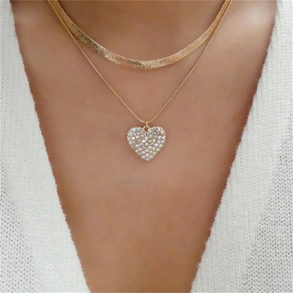 Vintage Punk Gold-plate Thick Chain Head Portrait Coin Pendant Necklace For Women Fashion Multilevel Geometric Hip Hop Jewelr