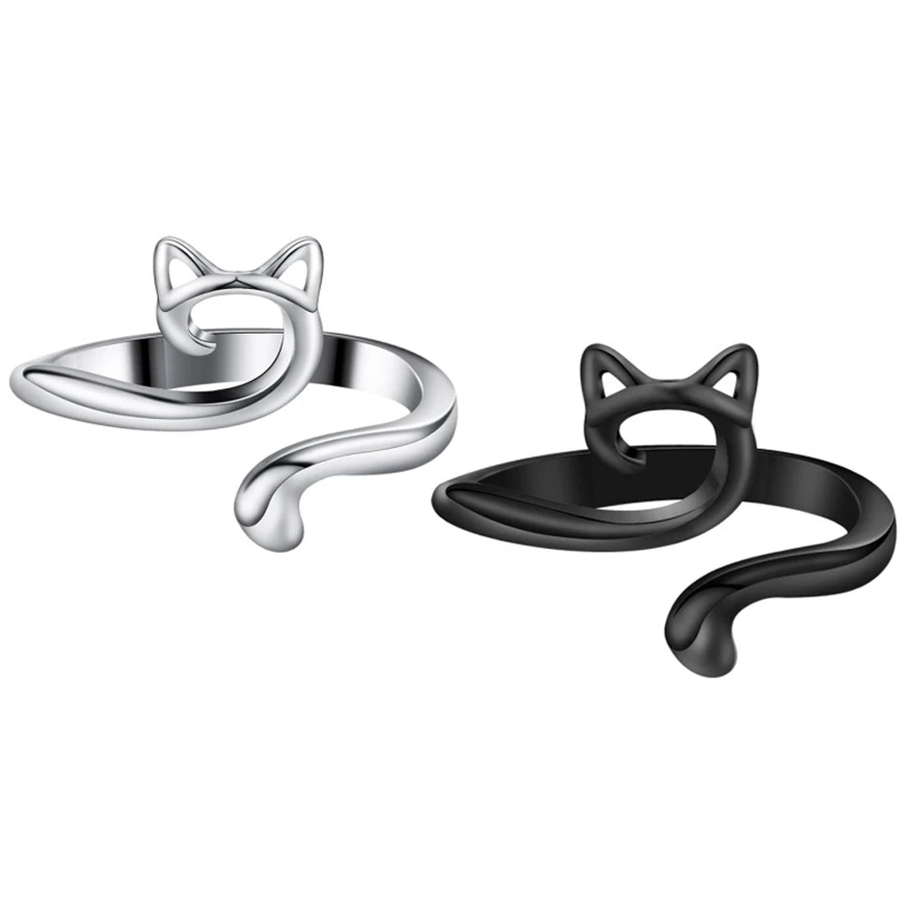 2pcs Adjustable Knitting Crochet Loop Ring Knittied Yarn Guide Finger Faster Holder Thimble Crocheters Thread Ring Sewing Too