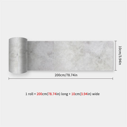 Mosaic Bathroom Waist Line Wall Stickers Waterproof Peel & Stick Art Backsplash Kitchen Office Skirting Line Decor Wallpaper 