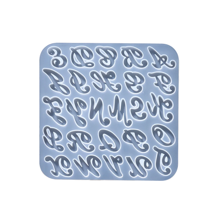 Alphabet Epoxy Resin Silicone Mold Letter Number Mould DIY Keychain Earring Pendant Epoxy Resin Jewelry Crafts Casting Mold -