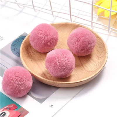 Multi Size Pom Piel 15mm/20mm/25mm/30mm/40mm Soft Pompones Fluffy Plush Crafts DIY Pom Pom Bal Wedding Sewing Party Accessori