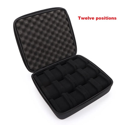 Watch Box Organizer For Men or Women Watch Travel Case Portable Storage Watch Display Holder for Wristwatches and Smart Watch