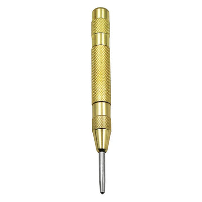 Automatic Center Punch Automatic Metal Punch Tool Woodworking Tools Loaded Marker Wood Chisel Joinery Carpenter Tool - Gold
