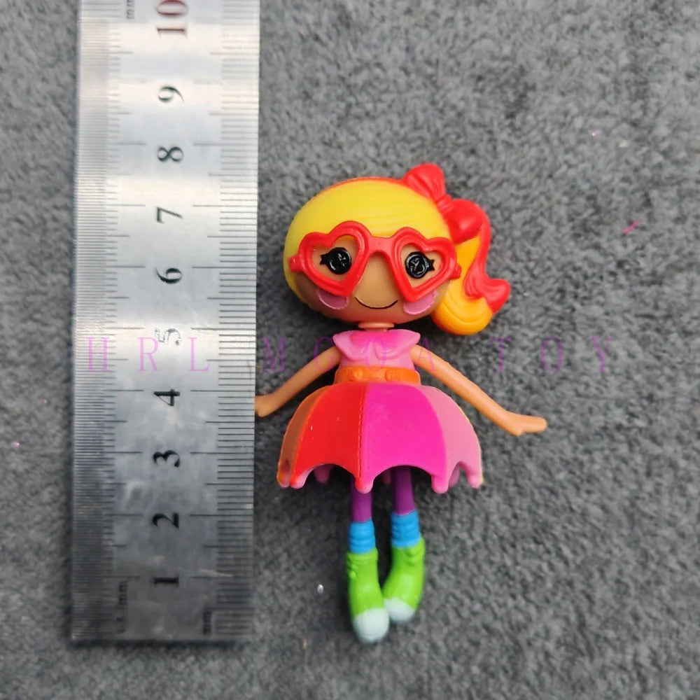 Original Lalaloopsy 8-10cm Little Sister and Pet Dolls PVC Holiday Gift Collection Pvc Toys