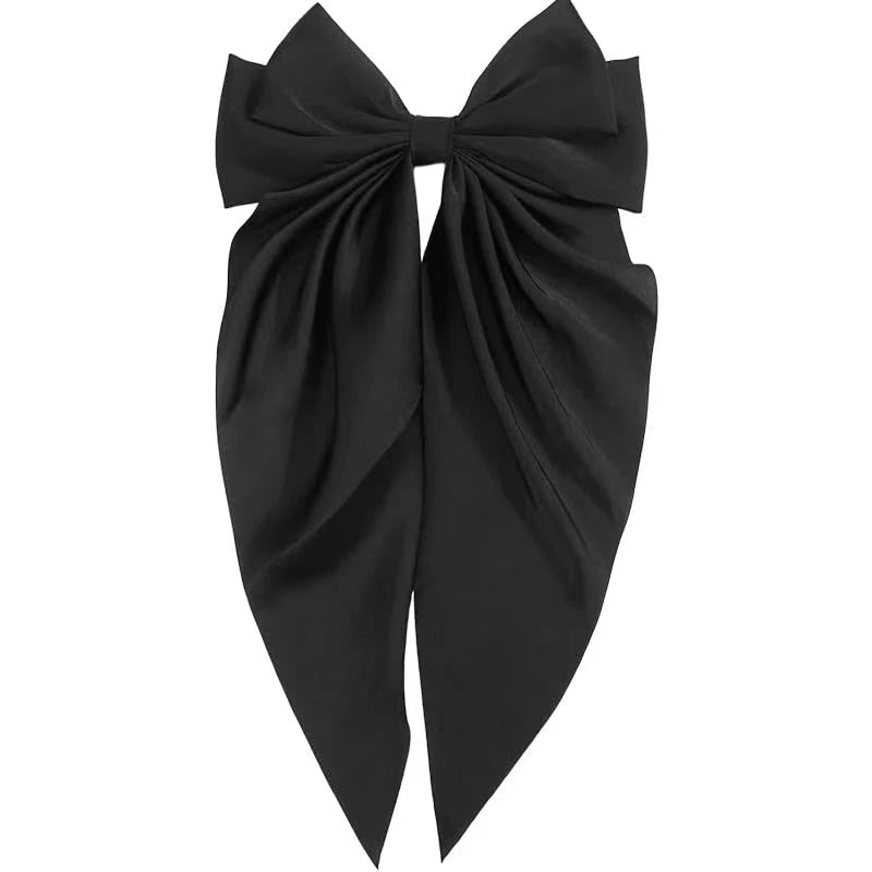 Satin Ribbon Big Bows, Double Faced Satin Clips, Chic Hair Accessories, Scrapbooking Embellishments, Gift Wrapping Supplies, 