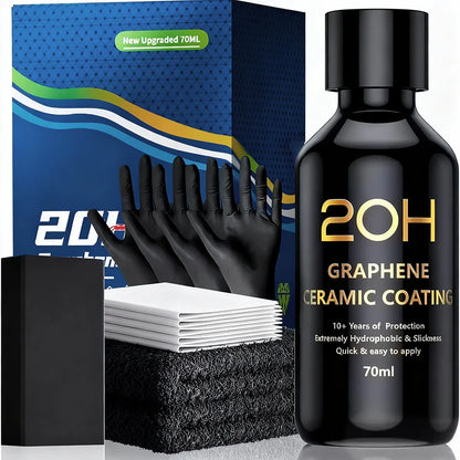 Graphene Ceramic Coating 20H/12H with Self Healing and UV Track Technology Car Detailing Professionals 10+ Years of Protectio