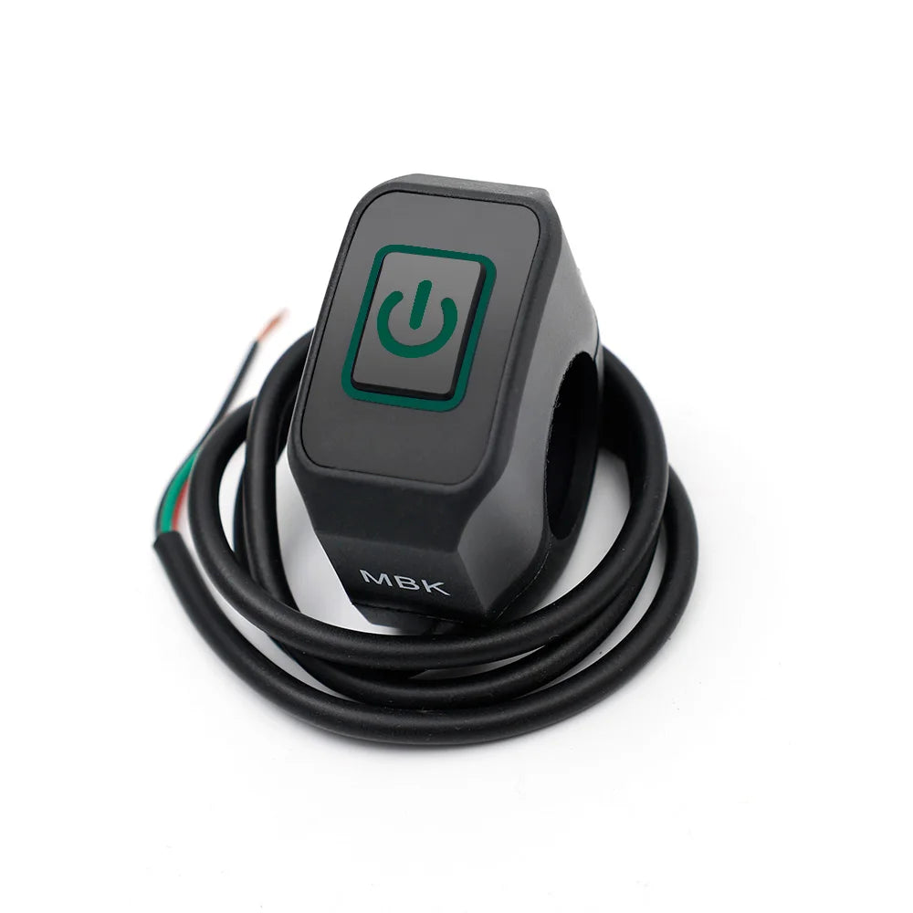 Universal Motorcycle Handlebar Switch Button 12V Button Connector Switch for Electric Star Pressure Waterproof Control Switch