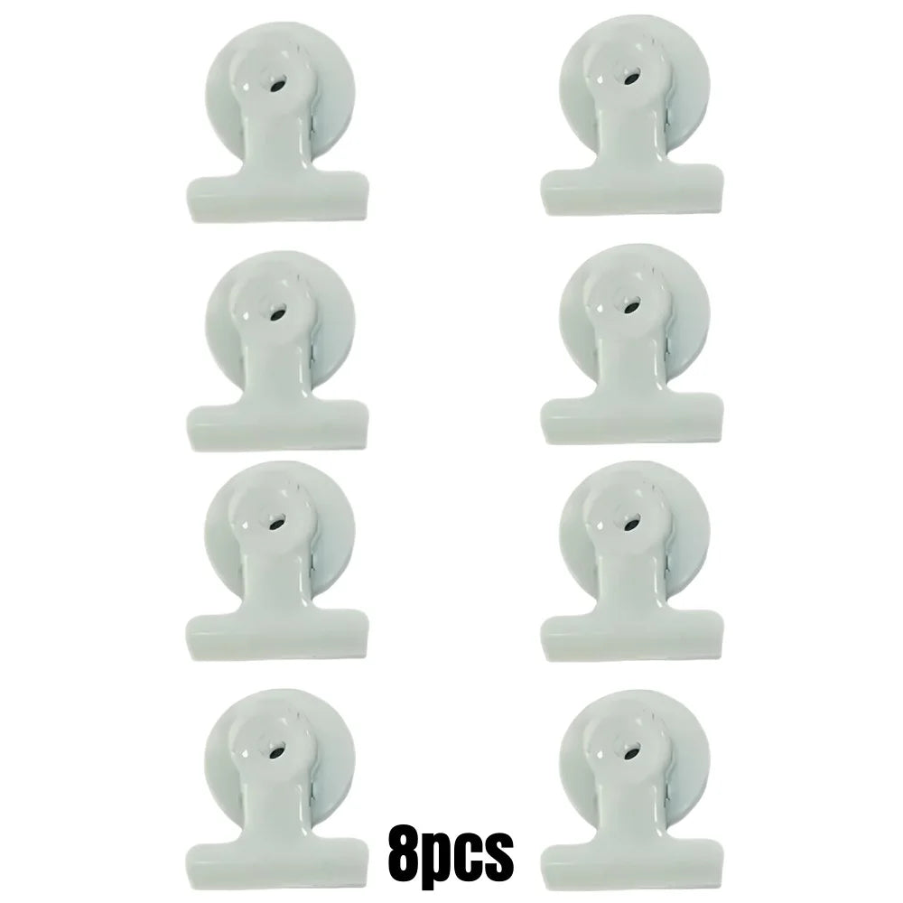 4/16pcs Magnetic Clips Heavy Duty Refrigerator Whiteboard Space-Saving Clip Set for Kitchen Office Photo Displays Holder Deco