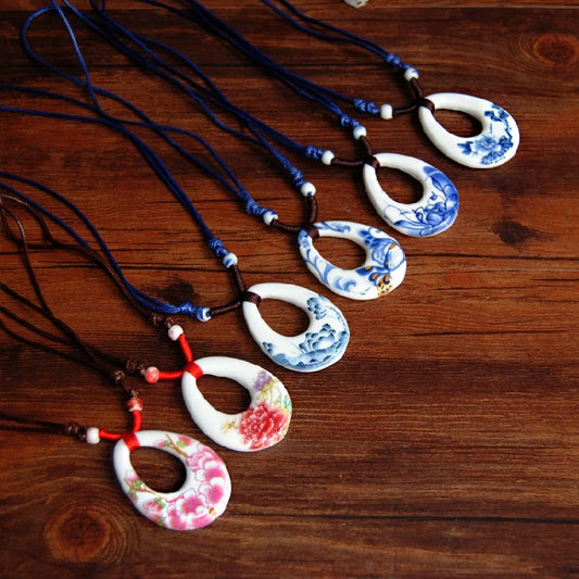 women's ceramics fashion necklaces & pendants jewelry for women woman lady #1119