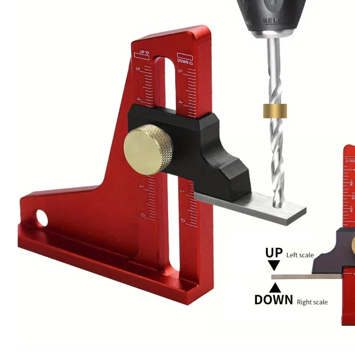 Precision Height Gauge - Metric Depth Measurement Tool, Ideal for DIY Projects, Woodworking Tools for Table Saw, Router Table