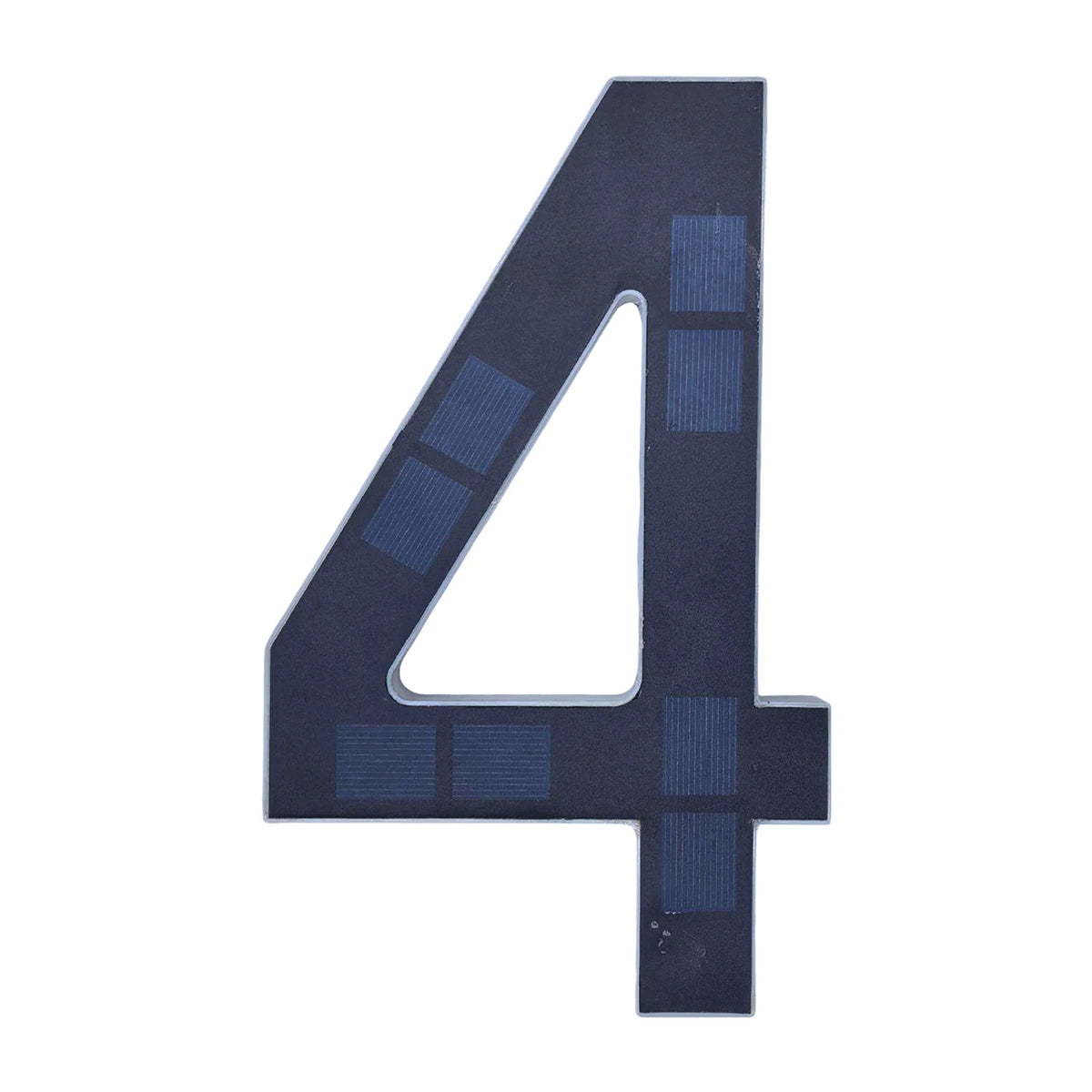Solar Lighted House Number Outside Light-up LED Address Sign Waterproof Modern House Number Light Address Number for Door Dec