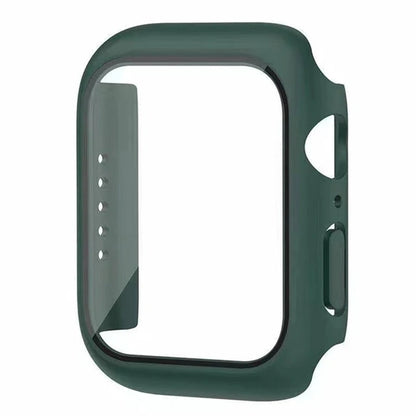 Glass+Cover For Apple Watch Case 11 10 9 8 7 6 SE 5 Accessorie Screen Protector Apple iWatch Serie 44mm 40mm 41mm 45mm 42mm 4