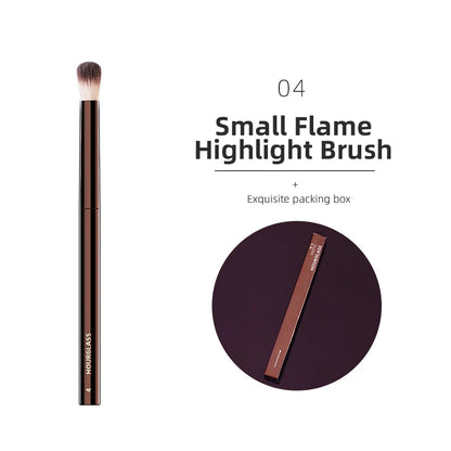 Hourglass Makeup Brushes Powder Foundation Concealer Blusher Bronzer Eye Shadow Eyebrow Eyeliner Sculpting Brush - 04