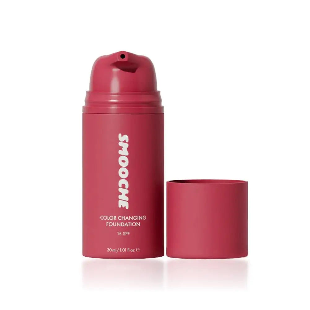 SMOOCHE Color Changing Foundation SPF15 Long-lasting Makeup Base Hydrating Lightweight Magic Waterproof Coverage Face Skin To