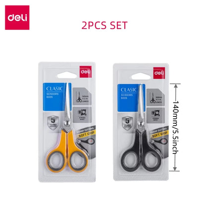 Craft Supplies, DELI Soft Handle Scissors, Durable Scissors for Crafting, Office Supplies, Junk Journal Ephemera, DIY Project