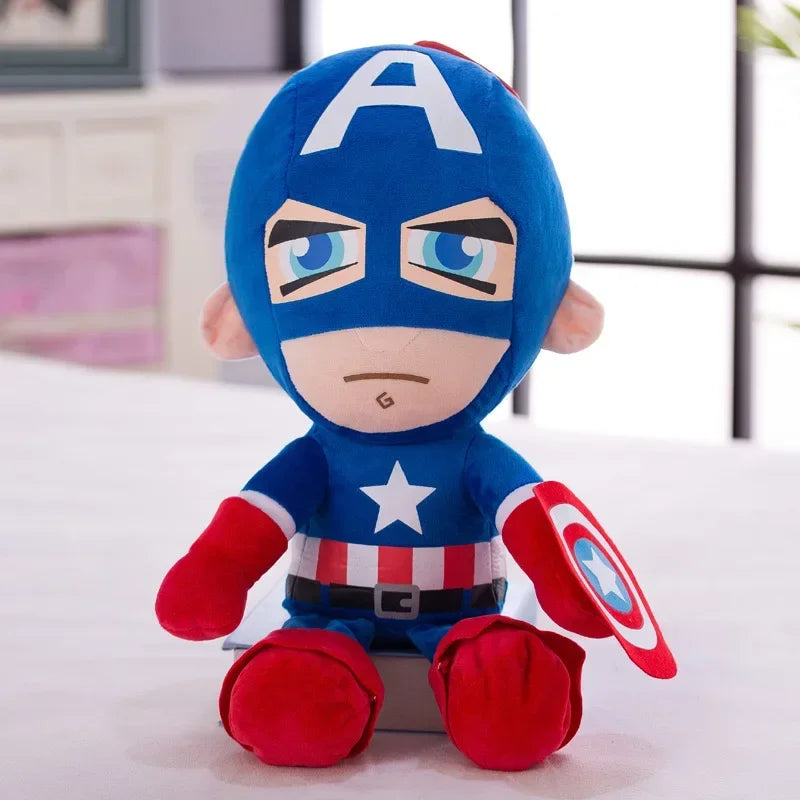 27cm Man Spidermaned Plush Toys Movie Dolls Marvel Avengers Soft Stuffed Hero Captain America Iron Christmas Gifts for Kids -