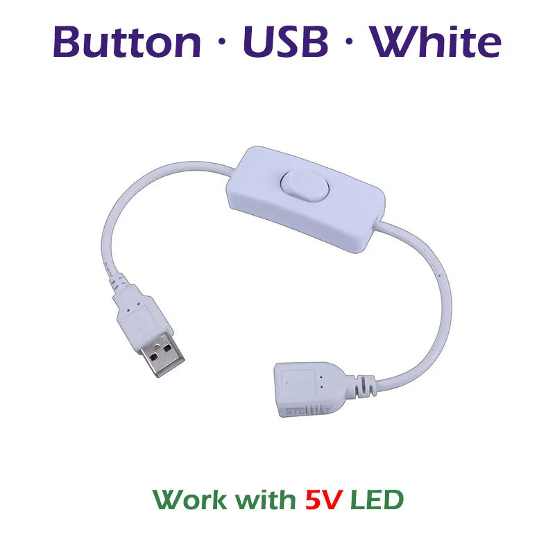 Touch / Knob / Button Switch Dimmer Brightness Adjust for 3528 5050 COB LED Strip Light DC 12V 24V USB 5V Stepless Dimming - 