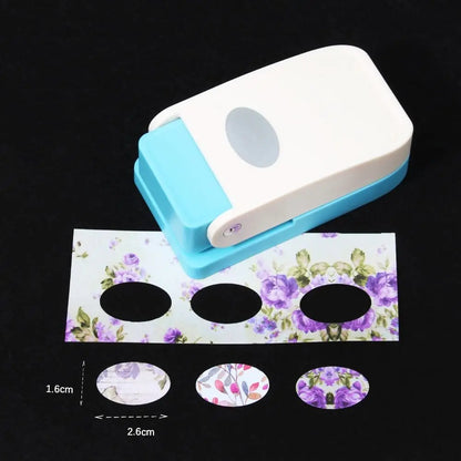 Labor Saving Stamp Border Punch Large Size DIY Embossing Machine Cutting Craft Paper Cutting Christmas Tree Hole Punch
