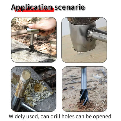 Auger Wrench Outdoor Survival Hand Drill Survival Gear Tool Sports Jungle Crafts Camping Bushcraft Accessories