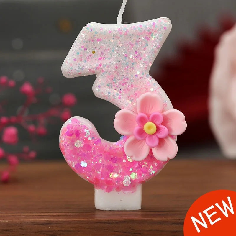 Creative digital candle birthday cake decoration daily necessities birthday candle - 3