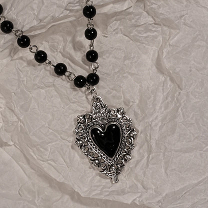 Y2K Sweet Cool Girl Personalized Creative Cross Love Pendant Necklace, Suitable for Daily Wearing - Style 2