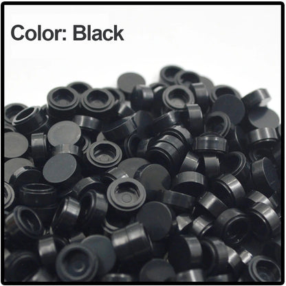 800PCS FLAT Tile 1x1 Dots Round Bricks 35381 98138 MOC DIY Building Blocks Parts for Mosaic Portrait Art Design Children Toys
