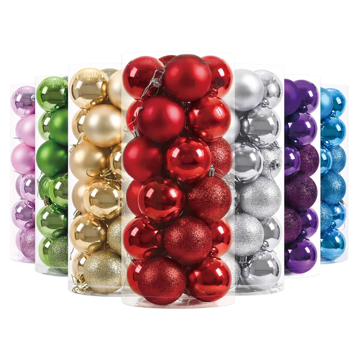 24pcs 3cm Christmas Balls Christmas Tree Ornaments Ball Xmas Hanging Tree Pendants Home Party Christmas Tree Decor New Year G