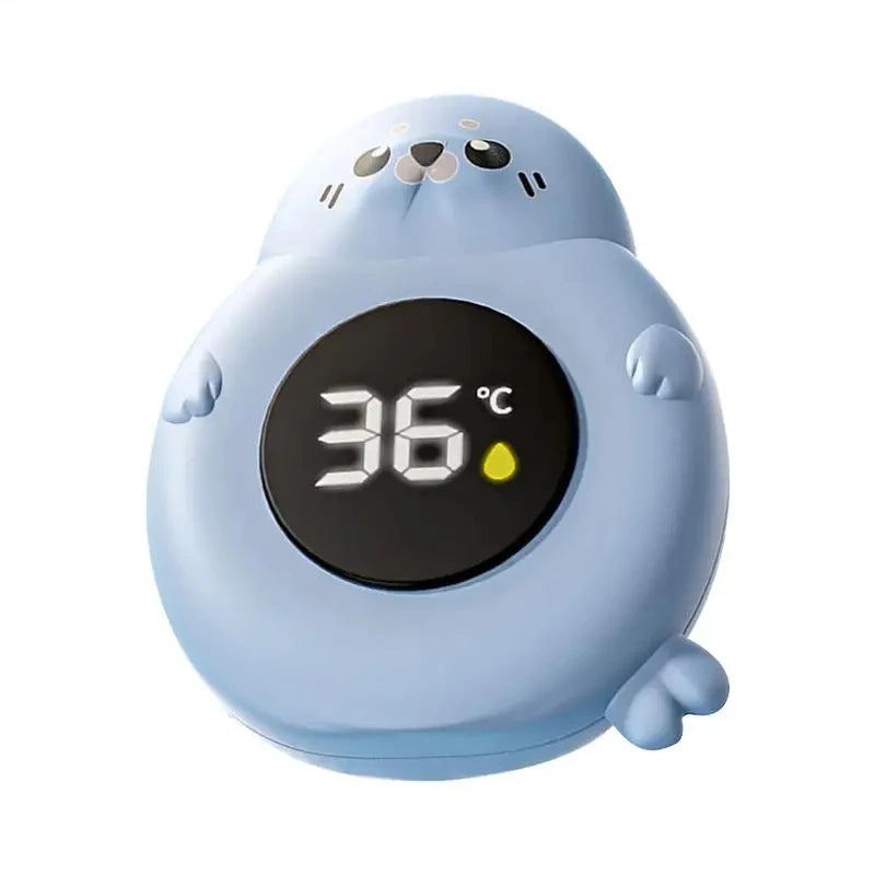 Baby bath thermometer Tub Temperature Monitor Hot Cold Water Resistant Temperature Warning Monitor Upgraded Sensor LED displa