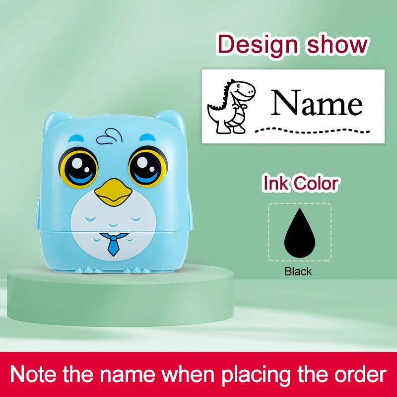 ‌Personalized Custom Name Stamp for Kids - Waterproof Durable School Stamp, Non-Fade Ink,Unique Educational Gift for Students
