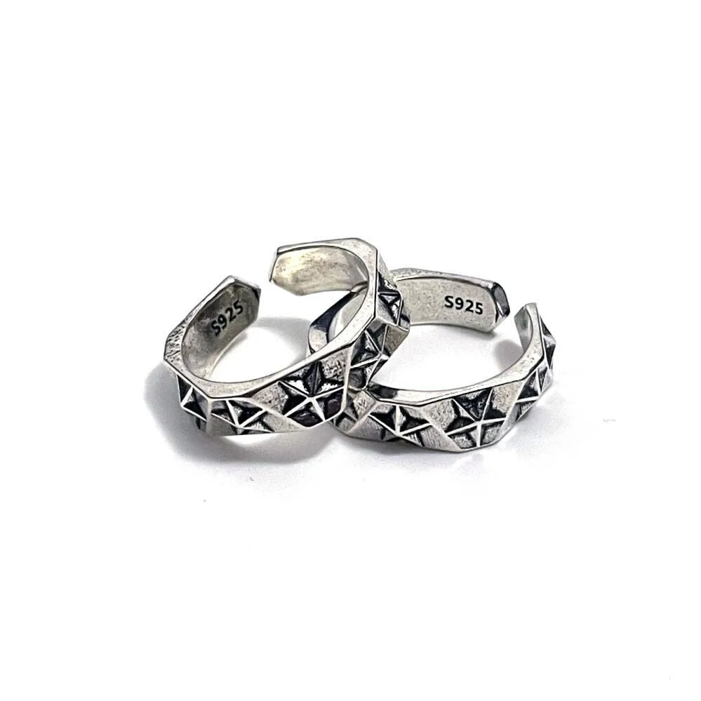 925 Sterling Silver Star Rings For Women Luxury Designer Jewelry Trending Products Accessories