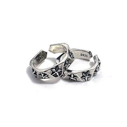 925 Sterling Silver Star Rings For Women Luxury Designer Jewelry Trending Products Accessories