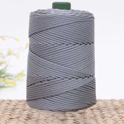 Summer Crochet Yarn Ice Rope 3mm Thread For Hand Knitting Bag Sun Hats Shoes Woven DIY Hook Cushion Silk Medium Thick About 2