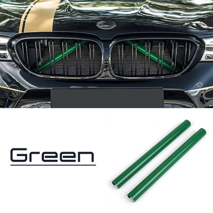 A Pair Car Front Grille Trim Strips For BMW F30 F31 F32 F33 F34 F36 F20 F21 F22 F23 G29 Car Sport Styling Decoration Accessor
