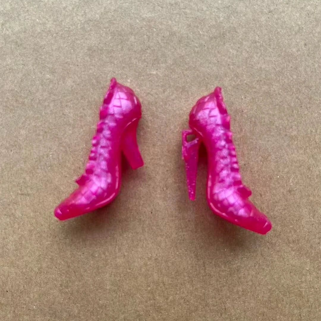 1/6 Monster Doll Boots Sandals Original Doll Shoes Unique Personality Toy Accessories for Collectible Figures - Pink (Style N