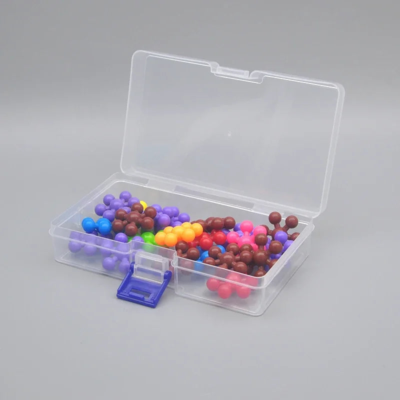 5 transparent plastic storage boxes can accommodate small items, small toys, decorations, small cards, sorted storage, not me