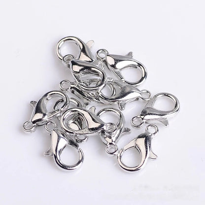 100-200pcs/lot Lobster Clasps Jewelry Making Materials Hooks Chain Closure DIY Accessories Supplies For Bracelets Necklaces