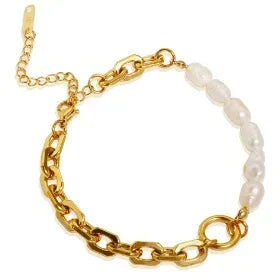 Stainless Steel Heart-shaped Ladies Elegant Bracelet For Women Crystal Bangle - F30 Gold