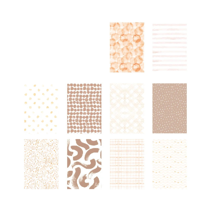50 Pcs Kawaii Ins Paper Card DIY Decoration Idol Photocard Scrapbooking Diary Background Collage Material Paper Stationery - 