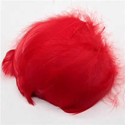 Natural Goose Feathers Plumes 4-15cm Colourful Swan Feather Plume for Home Decoration Craft DIY Party Jewelry Decoration 3Siz