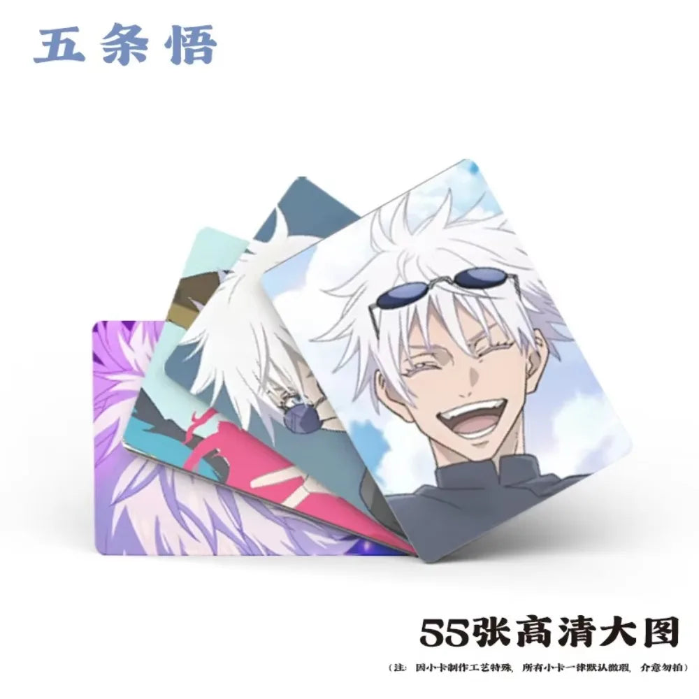 55pcs J-ujutsu Kaisen Japanese Anime Lomo Card Games Postcards Message Photo Gift Fan Game Gojo Cards Collection
