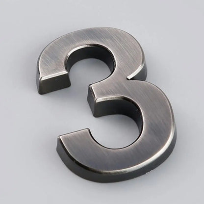 Address Number Good 0-9 3D Numbers Door Plaques 10 Styles Mailbox Number 0-9 Apartment Address Numbers Decor for Yard
