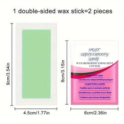 10/20/30/50 Pcs Depilatory Wax Strips For Hair Removal Wax Paper Cold Wax Strips Paper For Face Neck Arm Leg Body Beauty Tool