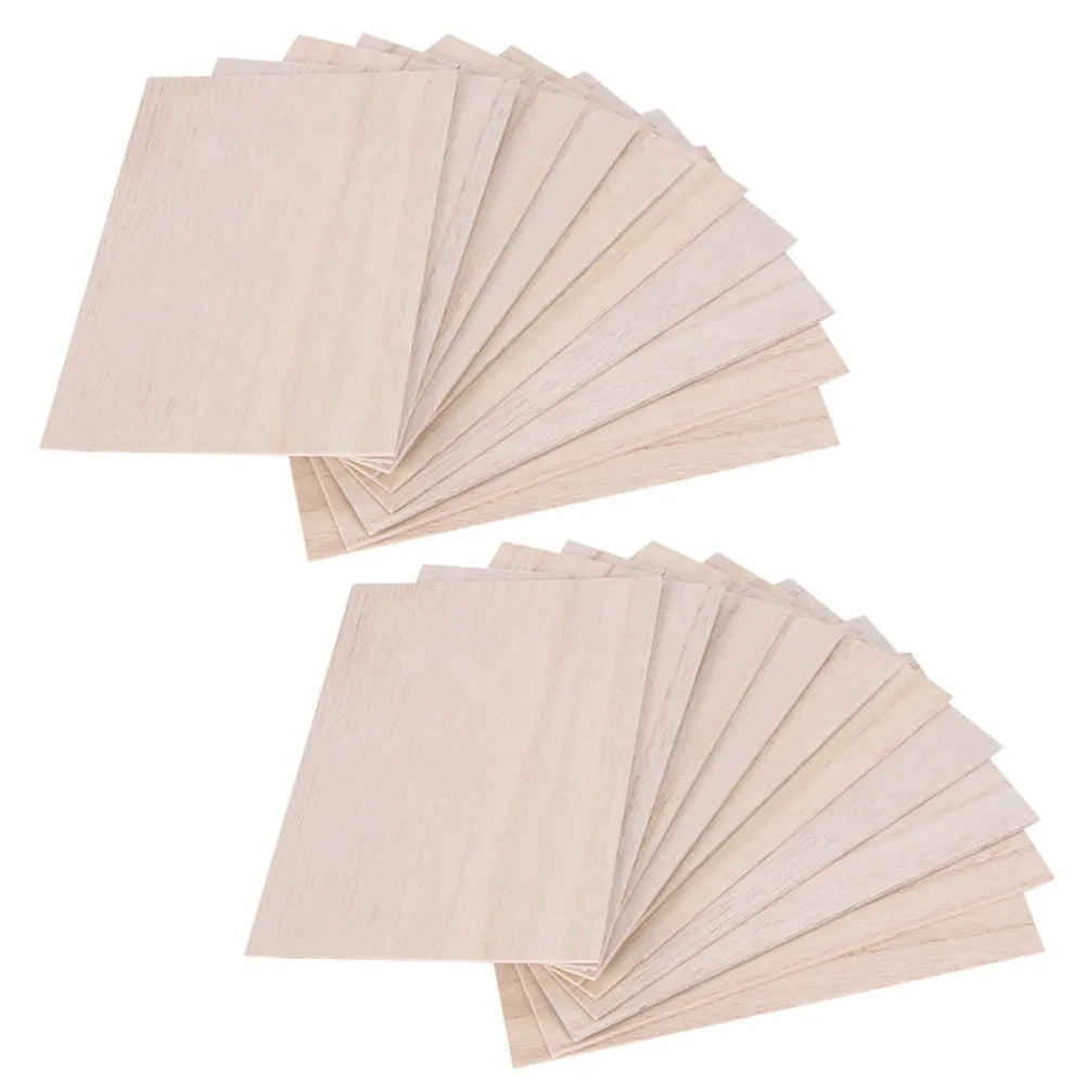 5 pcs Balsa Wood Sheets ply 80/90/100mm long 100mm wide 0.75/1/1.5/2/2.5/3/4/5/6/7/8/9/10mm thick for Craft DIY Project