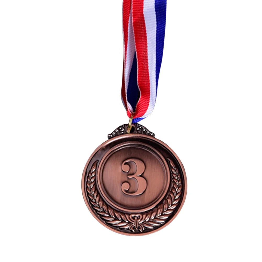Gold Silver Bronze Medals School Sports Football Volleyball Competition Games Prize Trophy Commemorative Medal soccer trophie