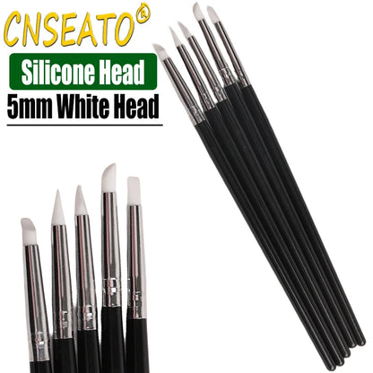 5 Pcs Dental Resin Brush Pens Resin Shaping Brushes For Composite Cement Adhesive Porcelain Teeth Dentist Tools Dentistry Lab