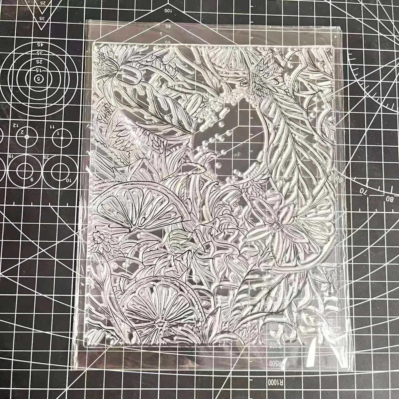 2026 New A6 Clear Stamps Identity Card Design DIY Scrapbook Journal Album Card Making Supplies - only stamp 82
