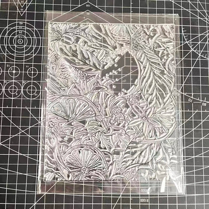 2026 New A6 Clear Stamps Identity Card Design DIY Scrapbook Journal Album Card Making Supplies - only stamp 82